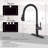 Touch-On Kitchen Faucet With Pull Down Sprayer Single Handle Brass Touch Activated Kitchen Sink Faucet With 2-Way Pull Out Sprayer