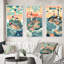 «Coastal Guiding Light», 3 pièces sur toile-1448713596-1448713595