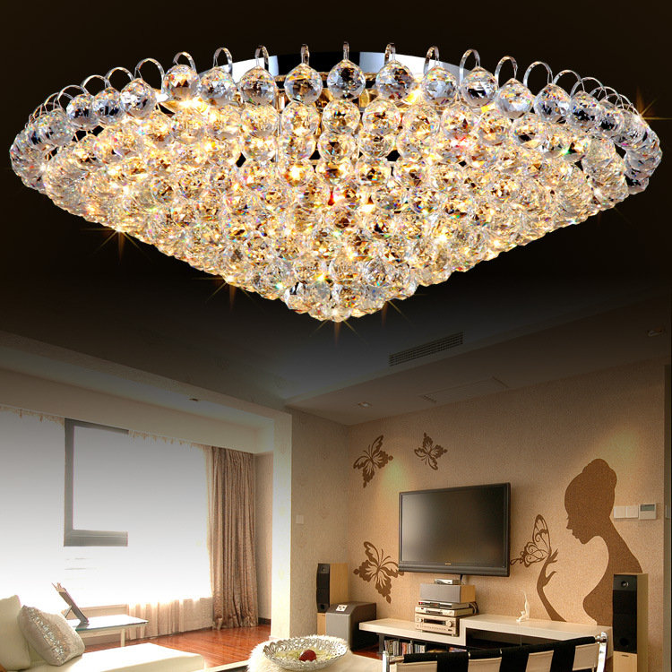 Picacho Crystal Chandelier, 21cm H x 50cm W x 50cm D