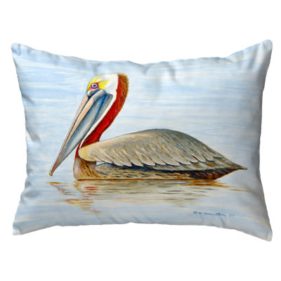  Summer Pelican Indoor/Outdoor Lumbar Pillow