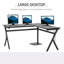 Asid L-Shaped Metal Base Executive Desk