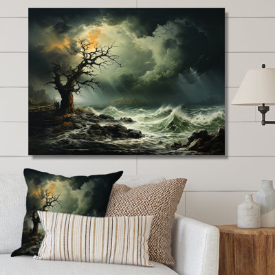 Green Windswept Drama Storm - Nautical & Beach Wall Decor