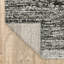 Tapis cendré / gris anthracite tissé à la machine Bobby-22908851