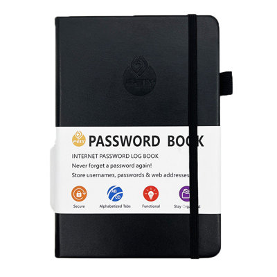 Paper notebook Password Book, English Address Book, Telephone Book,-border Dedicated Notebook