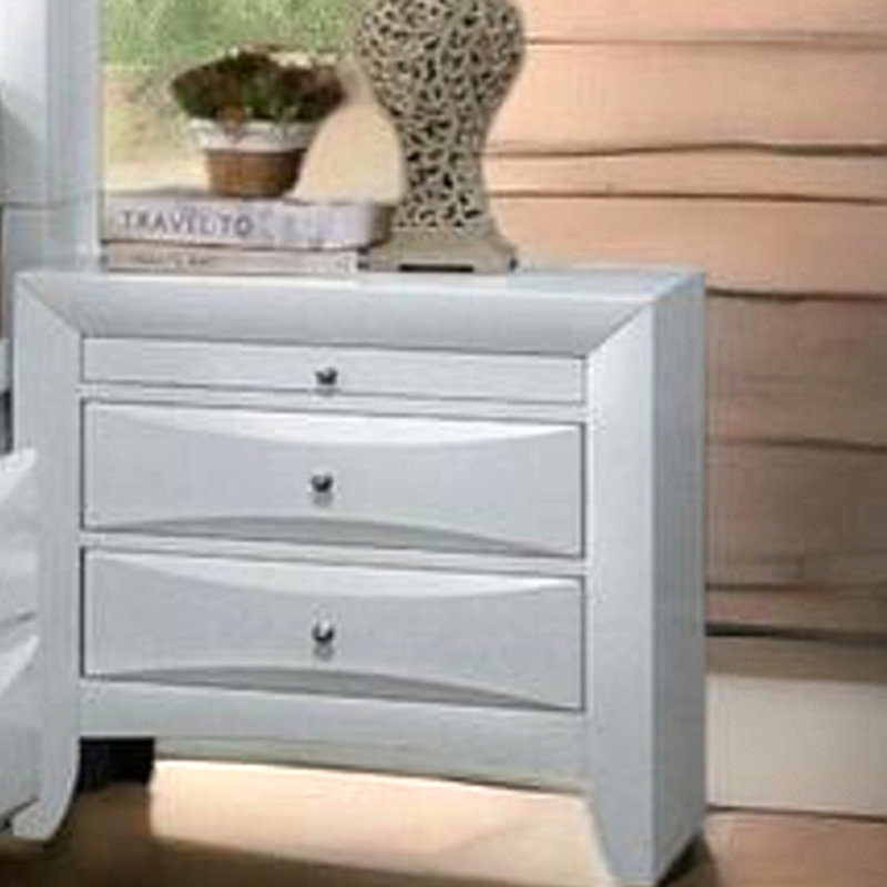Table de chevet Ireland, Blanc