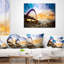 Coussin décoratif de couleur pont rouge Sunset - Sea & Shore
