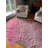 Handmade Pink Metallic Cowhide Rug