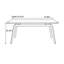 Table rectangulaire simple et luxueuse-2058128682