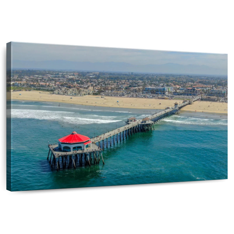 Aletra Huntington Beach Pier View, 8" H x 12" W