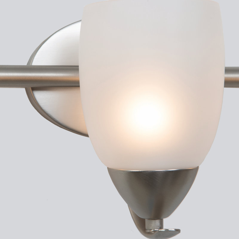 3 - Light Vanity Light, Brushed Nickel