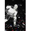 «Hockey Player Ready for Action - Blue», reproduction encadrée moderne-1904040829-1904040827-1904040824