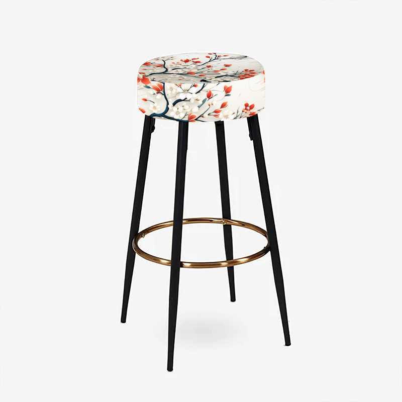 Asian Minimalisme I - Ensemble de 2 tabourets de bar orientaux