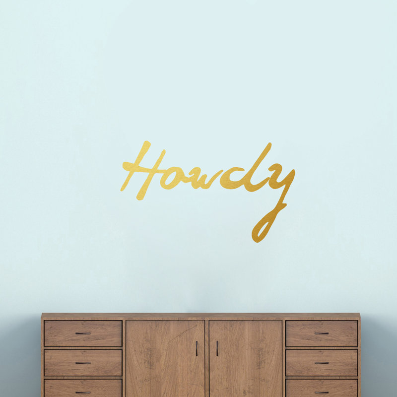 Landscape & Nature Wall Decal, Gold