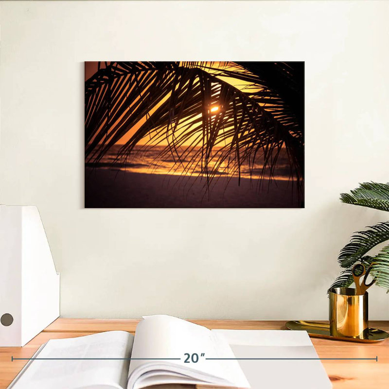 Aruba Palm Gillard Sunset, 8" H x 12" W