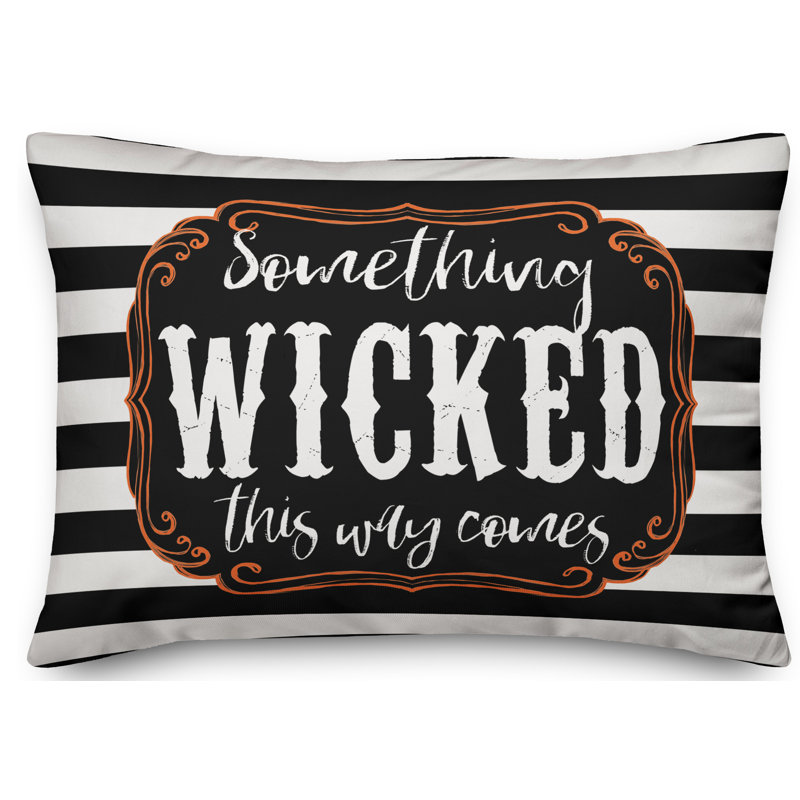 Striped Reversible Throw Pillow