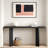 Modern Console Table With Geometric Shape Structure And Wood Grain-537937165