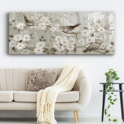 Chansons du printemps sur toile