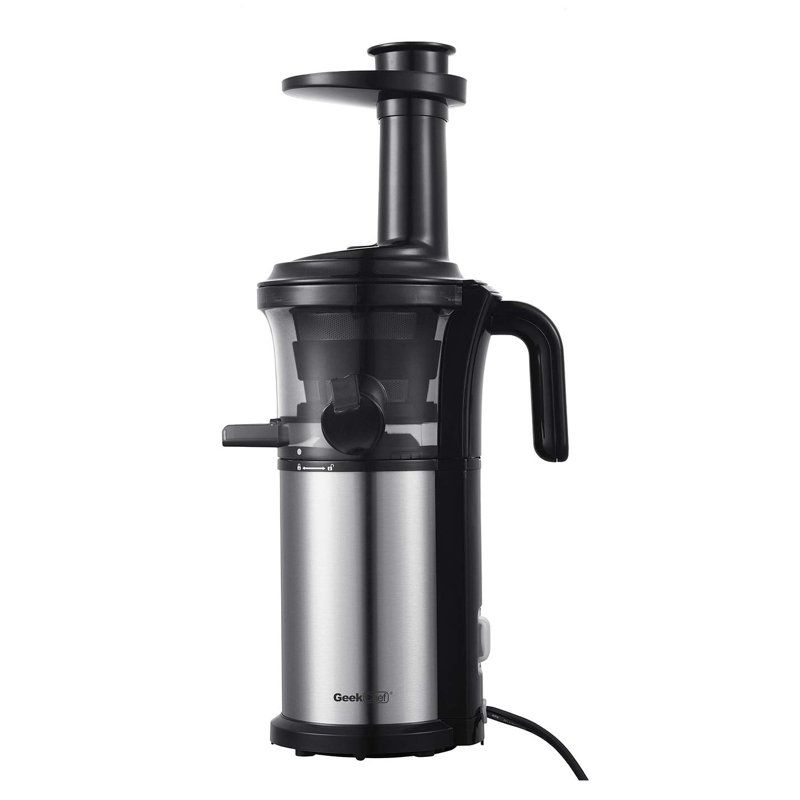 Extracteur de jus à pression à froid et à froid compact électrique Home Easy geek chef