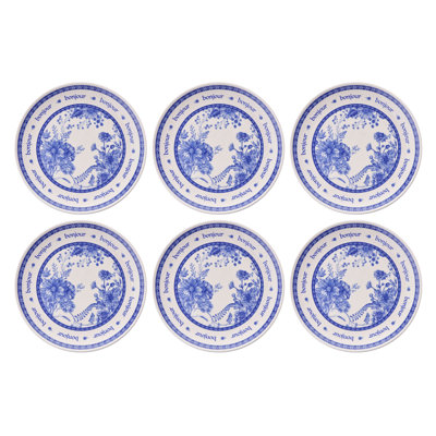 Ensemble d'assiettes à dessert (6 pièces)