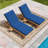 Outdoor 4'' Chaise Lounge Cushions Lounge Chair Cushions 26" W X 80" L (Cushions Only)-423027266-408104540-408150297