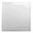 Frosted Elegance 8 in. x 8 in. Diamond Grade Glass Beveled Large Format Square Decorative Kitchen & Bathroom Wall Tile-36934409