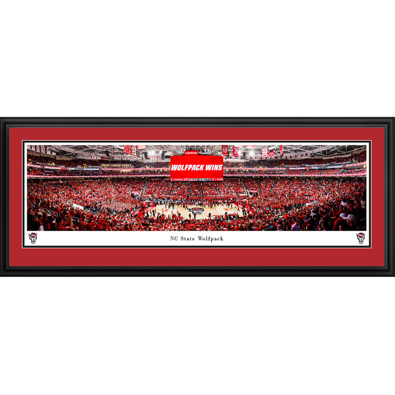 NC State Wolfpack Basketball - Cadre Deluxe, Encadré avec passe-partout double