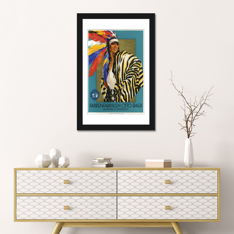 «Native American vêtements, 1929», impression sur toile, H 18 po x l 12 po x P 1,5 po, Toile tendue, Pas de tapis