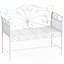 Banc de jardin 43 po, banc d'extérieur avec accoudoirs