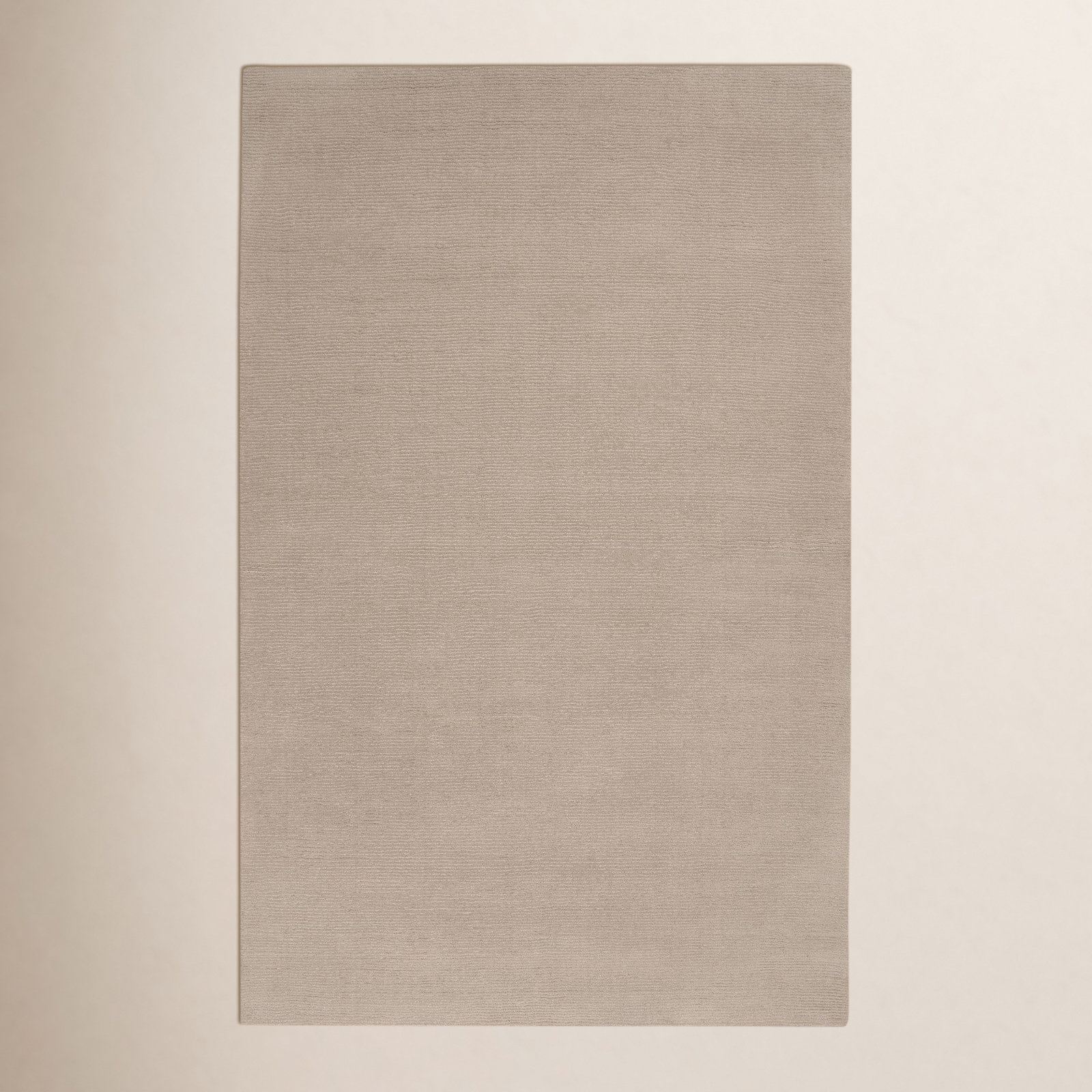 Crowe Doeskin Hand-Woven Wool Rug, Rectangle 6' x 9'