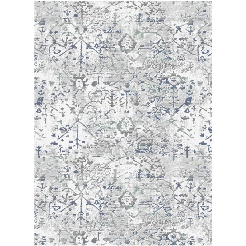 Performance Abstract Indoor Rug, Rectangle 3'11" x 5'3"