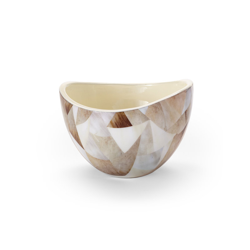 Jake Decorative Bowl, 5" H x 7.5" W x 7.5" D
