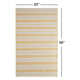 Perci Striped Handmade Flatweave Area Rug in Sun Yellow/Cream