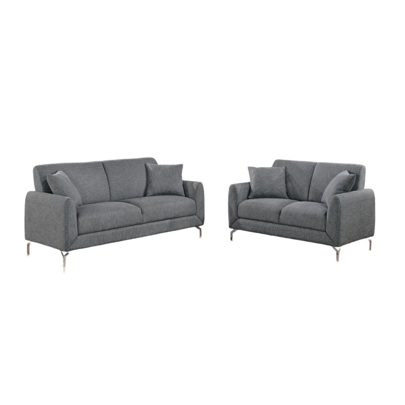 Chelce Modern Canapé Elegant 2pc Canapé