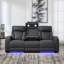 Faux Leather Electric Reclining Sofa-322595989-322595988