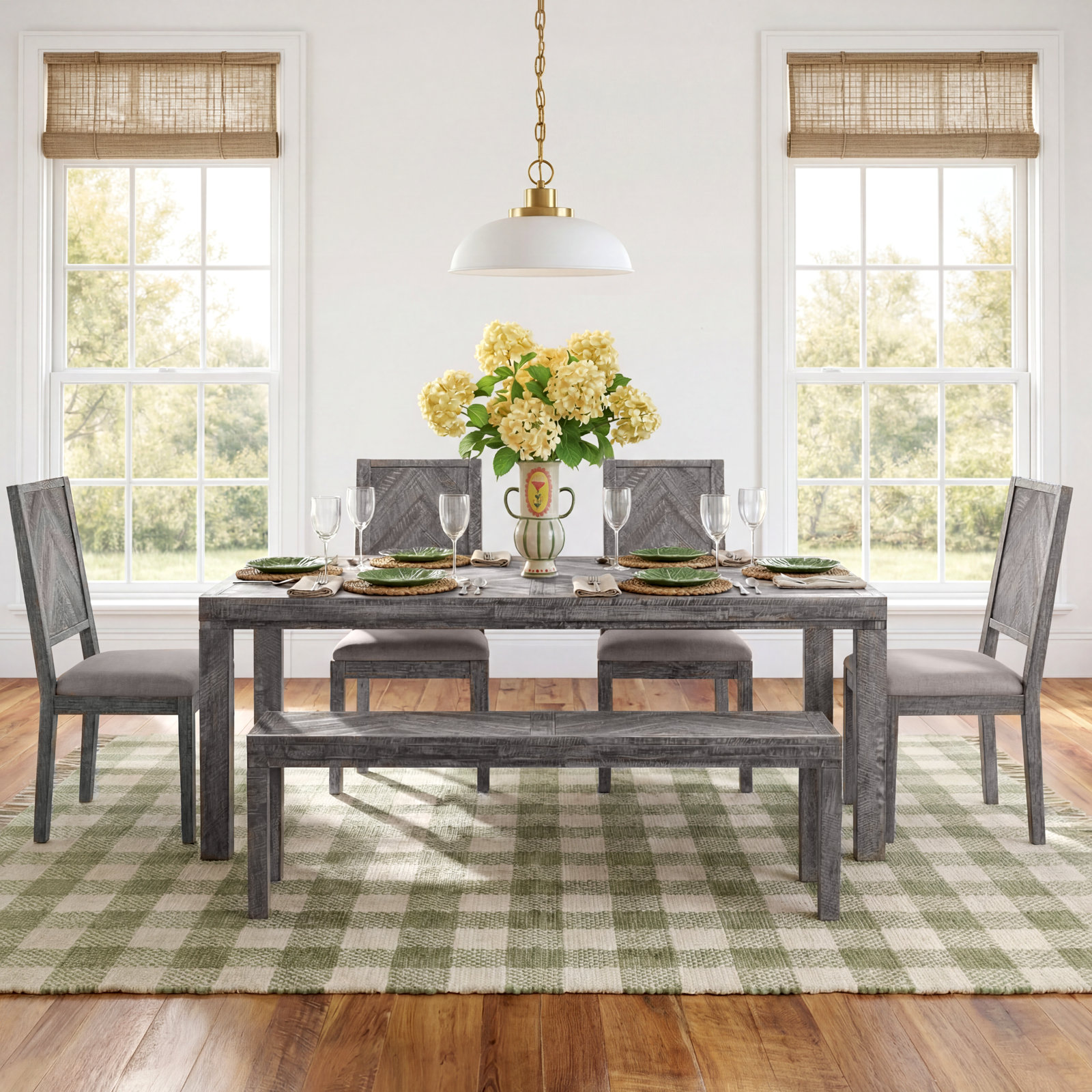 Brunhild 6 - Piece Dining Set
