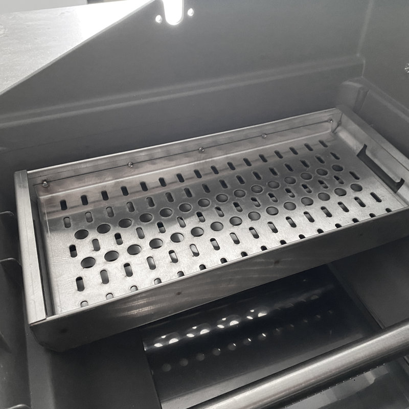 Prokan 6.83'' W x 14.7'' D Stainless Steel Charcoal Tray