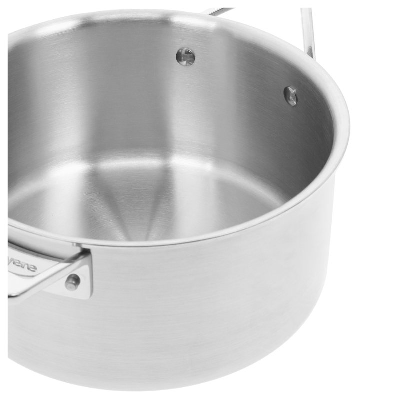 Demeyere Essential 5 5-Ply 4-Qt Stainless Steel Saucepan with Lid