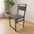 Industrial Dining Table Set with Storage Bench and Wine Rack