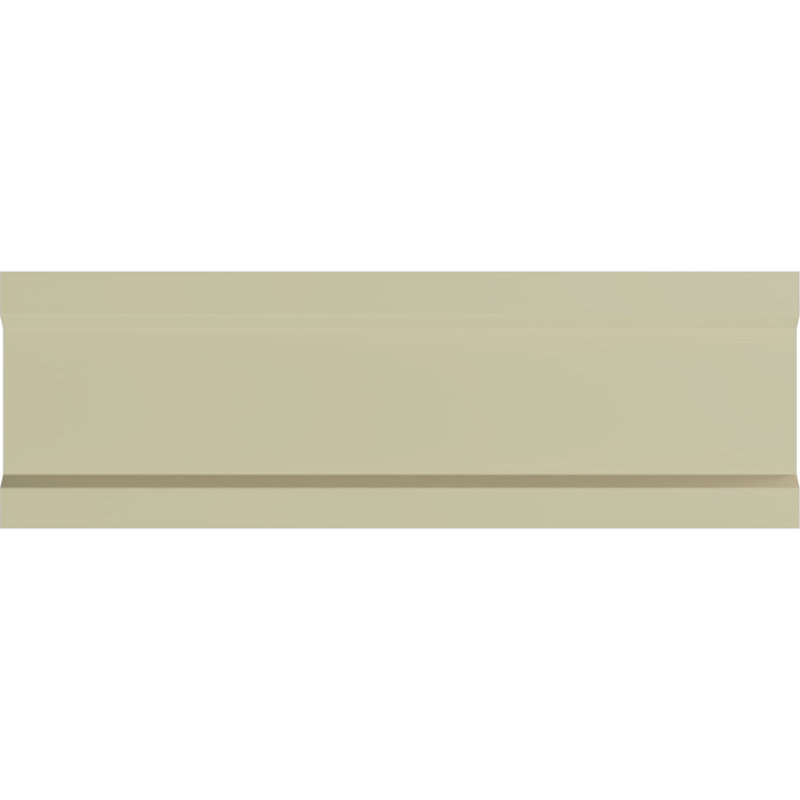 Gray Primed Polyurethane Geometric Chair Rail Moulding Sample