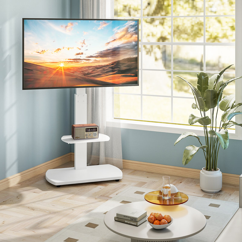 Ainoah TV Stand for TVs up to 65", White