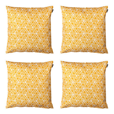 Geometric Print Indoor-Outdoor Cushion