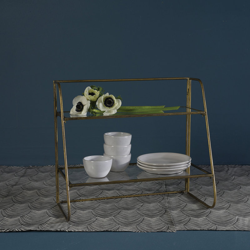 Étagère sur pied H 13,75 po x l 15,75 po x P 8,5 po Donny