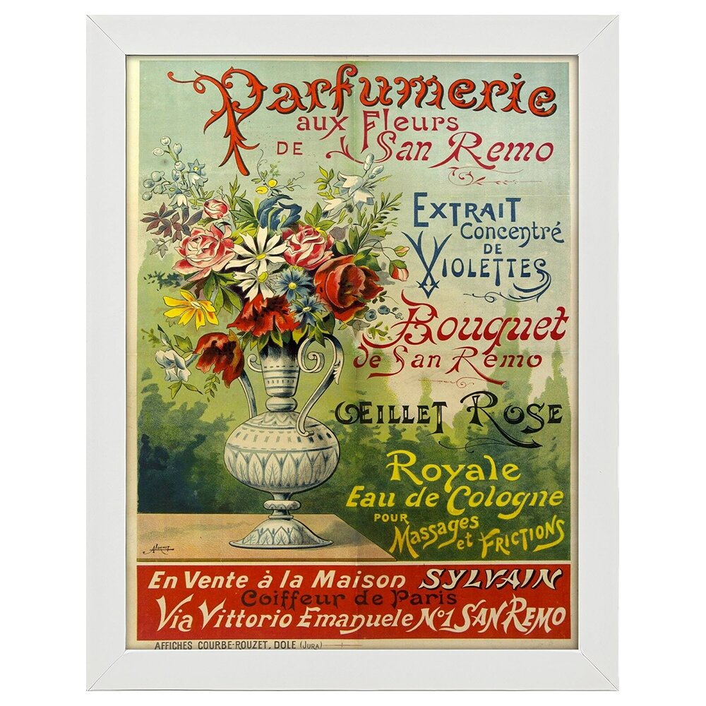 Leinwandbild Parfumerie Aux Flores De Sanremo