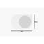 Élégant miroir mural 23,6 po x 35,4 po x 0,9 po | 100% panneau de fibres à densité moyenne avec finition écologique Flotale-E | Design blanc moderne, parfait pour la décoration intérieure et rehaussant la lumière dans n'importe quelle pièce | Ajout élégant et fonctionnel-1552242443
