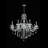 Atwell 8 - Light Smokey Gray/Clear Crystal French Style Chandelier-1179628230