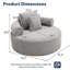 Fauteuil demi-tonneau rembourré Addisin-1451168357