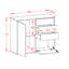 Schweitzer 92 cm W Sideboard-798608593