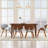 Marana Upholstered Dining Chair with Bentwood Frame and Tapered Solid Wood Legs-100433712