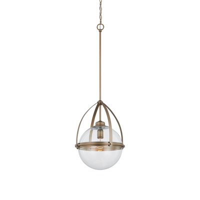 Roosevelt Pendant Light, Pewter