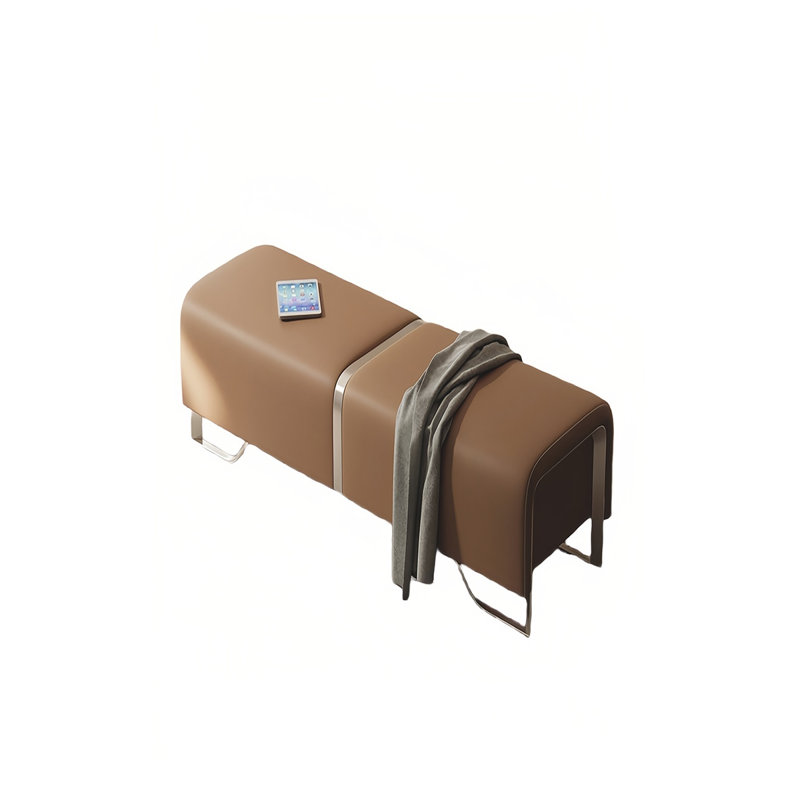 Banc de rangement Seretha, H 16,92 po x l 47,24 po x P 17,71 po, Brun